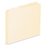 Pendaflex Top Tab File Guides, Blank, 1/3 Tab, 18 Point Manila, Letter, 100/Box PFXEN203