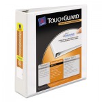 Avery Touchguard Antimicrobial View Binder w/Slant Rings, 2" Cap, White AVE17143
