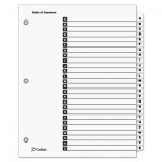 Cardinal Traditional OneStep Index System, 26-Tab, A-Z, Letter, White, 26/Set CRD60213