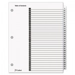 Traditional OneStep Index System, 31-Tab, 1-31, Letter, White, 31/Set CRD60113