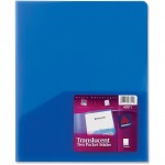 Avery Translucent Two-Pocket Folder 47811, Blue 47811EA