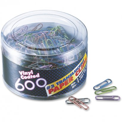 Translucent Vinyl Paper Clips 97211