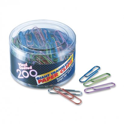 Translucent Vinyl Paper Clips 97212