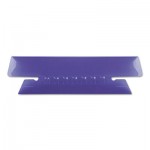 Pendaflex 43 1/2 VIO Transparent Colored Tabs For Hanging File Folders, 1/3-Cut Tabs, Violet, 3.5" Wide