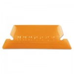 Pendaflex 42 ORA Transparent Colored Tabs For Hanging File Folders, 1/5-Cut Tabs, Orange, 2" Wide, 25/Pack PFX42ORA
