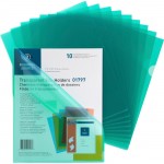 Business Source Transparent Poly File Holders 01797
