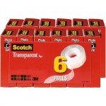 Scotch Transparent Tape - 3/4"W 6006PKBD