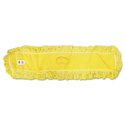 Trapper Commercial Dust Mop, Looped-end Launderable, 5" x 48", Yellow RCPJ15700YEL