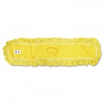 Trapper Commercial Dust Mop, Looped-end Launderable, 5" x 48", Yellow RCPJ15700YEL