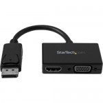 Travel A/V Adapter: 2-in-1 DisplayPort to HDMI or VGA DP2HDVGA