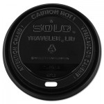 SCC TLB316 Traveler Drink-Thru Lids, 10-24oz Cups, Black, 100/Sleeve, 10 Sleeves/Carton SCCTLB316