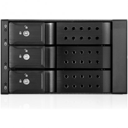 iStarUSA Trayless 2x 5.25" to 3x 3.5" 12Gb/s HDD Hot-swap Rack BPN-DE230HD-BLACK