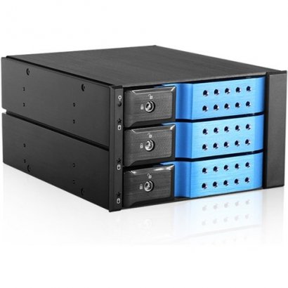 iStarUSA Trayless 2x 5.25" to 3x 3.5" 12Gb/s HDD Hot-swap Rack BPN-DE230HD-BLUE