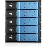 iStarUSA Trayless 3x 5.25" to 5x 3.5" 12Gb/s HDD Hot-swap Rack BPN-DE350HD-BLUE