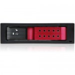 iStarUSA Trayless 5.25" to 3.5" 12Gb/s HDD Hot-swap Rack BPN-DE110HD-RED
