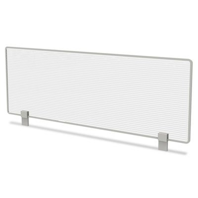 LITSH721POL Trento Line Dividing Panel, Polycarbonate, 47-1/8 x 1 3/4 x 15-1/2, Translucent LITTR721