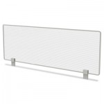 LITSH721POL Trento Line Dividing Panel, Polycarbonate, 47-1/8 x 1 3/4 x 15-1/2, Translucent LITTR721