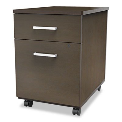 LITSH752MOC Trento Line Mobile Pedestal File, Box/File Drawer, Mocha LITTR752MOC