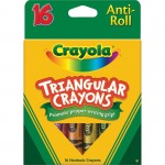 Crayola Triangular Anti-roll Crayons 52-4016