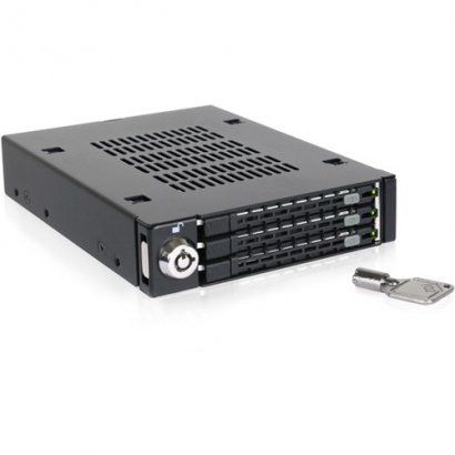 Icy Dock Triple Bay 2.5" SAS/SATA HDD & SSD Mobile Rack For 3.5" Front Device Bay MB993SK-B