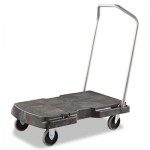 RCP 4401 BLA Triple Trolley, 500-lb Cap, 20-1/2w x 32-1/2d x 7h, Black RCP4401BLA