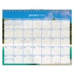 At-A-Glance Tropical Escape Wall Calendar, 15 x 12, 2016 AAGDMWTE828