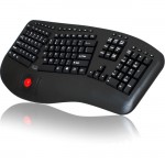 Tru-Form 3500 - 2.4GHz Wireless Ergonomic Trackball Keyboard WKB-3500UB