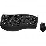 Adesso Tru-Form Media 1500 - Wireless Ergonomic Keyboard & Laser Mouse WKB-1500GB