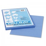 Pacon Tru-Ray Construction Paper, 76 lbs., 9 x 12, Blue, 50 Sheets/Pack PAC103022