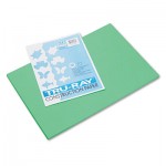Pacon Tru-Ray Construction Paper, 76 lbs., 12 x 18, Festive Green, 50 Sheets/Pack PAC103038