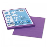Pacon Tru-Ray Construction Paper, 76 lbs., 9 x 12, Violet, 50 Sheets/Pack PAC103009