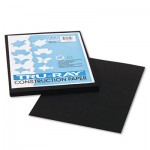 Pacon Tru-Ray Construction Paper, 76 lbs., 9 x 12, Black, 50 Sheets/Pack PAC103029