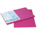 Pacon Tru-Ray Construction Paper, 76 lbs., 12 x 18, Magenta, 50 Sheets/Pack PAC103032