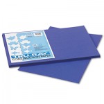 Pacon Tru-Ray Construction Paper, 76 lbs., 12 x 18, Royal Blue, 50 Sheets/Pack PAC103049