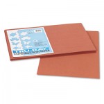 Pacon Tru-Ray Construction Paper, 76 lbs., 12 x 18, Warm Brown, 50 Sheets/Pack PAC103057