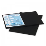 Pacon Tru-Ray Construction Paper, 76 lbs., 12 x 18, Black, 50 Sheets/Pack PAC103061