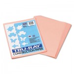 Pacon PAC103010 Tru-Ray Construction Paper, 76lb, 9 x 12, Salmon, 50/Pack PAC103010