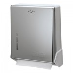 San Jamar True Fold C-Fold/Multifold Paper Towel Dispenser, Chrome, 11 5/8 x 5 x 14 1/2