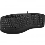 Adesso TruForm Media 160 - Ergonomic Desktop Keyboard AKB-160UB