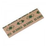 Pm Company Tubular Coin Wrappers, Dimes, $5, Pop-Open Wrappers, 1000/Pack PMC53010