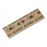 Pm Company Tubular Coin Wrappers, Dimes, $5, Pop-Open Wrappers, 1000/Pack PMC53010