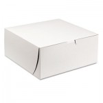 SCH 0961 Tuck-Top Bakery Boxes, 9w x 9d x 4h, White, 200/Carton SCH0961