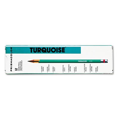 Turquoise Drawing Pencil, 4B, 1.98 mm, Dozen SAN2268