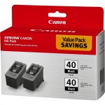 Canon PG-40 Twin-Pack Ink Cartridges PG40TWINPK