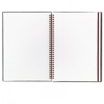 Black n' Red Twin Wire Poly Cover Notebook, Legal Rule, 8 1/4 x 11 3/4, 70 Sheets JDKE67008