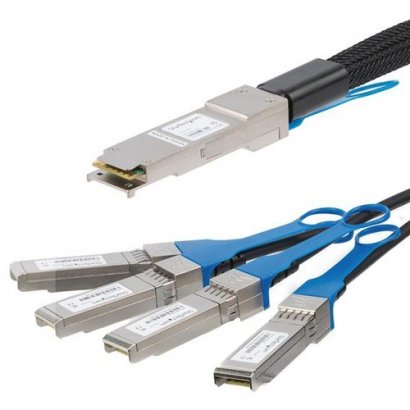 StarTech.com Twinaxial Network Cable QSFP4SFPPC3M