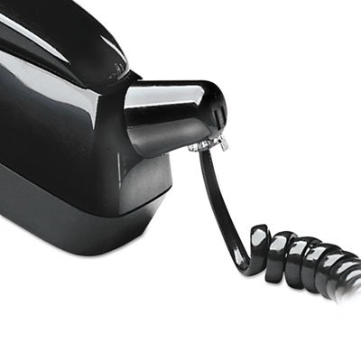 Softalk Twisstop Detangler w/Coiled, 25-Foot Phone Cord, Black SOF03201