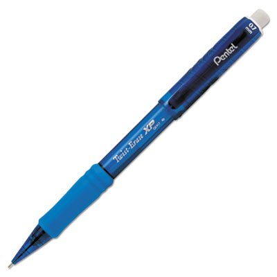 Pentel Twist-Erase EXPRESS Mechanical Pencil, .7mm, Blue, Dozen PENQE417C