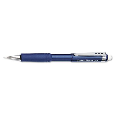 Pentel Twist-Erase III Mechanical Pencil, 0.9 mm, Blue Barrel PENQE519C