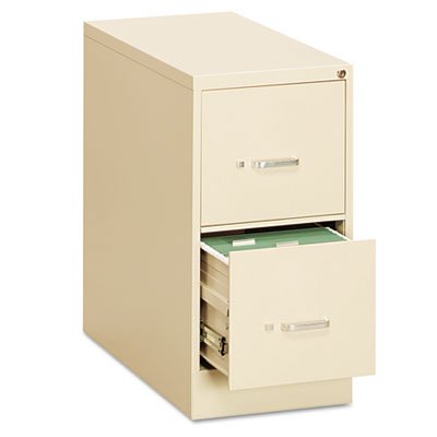 HPLV26BBW2LT.P.L Two-Drawer Economy Vertical File, Letter, 15w x 26 1/2d x 29h, Putty EFS21106